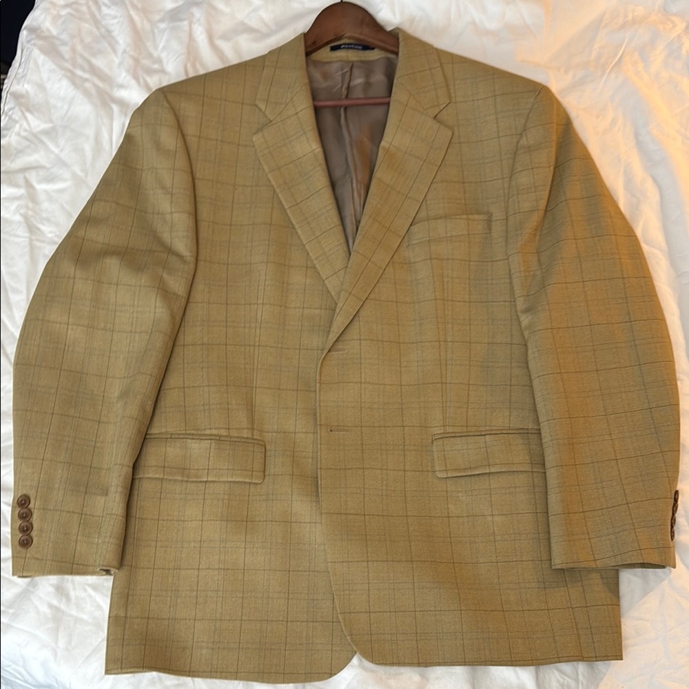 Classic Tan Wool Blazer